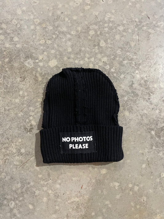 NO PHOTOS PLEASE Beanie